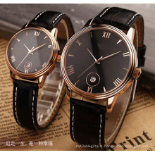 Water Resistant Quartz Movement Momen Watch with Date Function